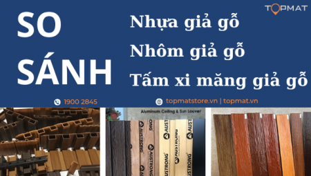 [So sánh] Nhựa giả gỗ, Nhôm giả gỗ, Tấm xi măng giả gỗ theo 3 tiêu chí quan trọng khi thi công ngoài trời