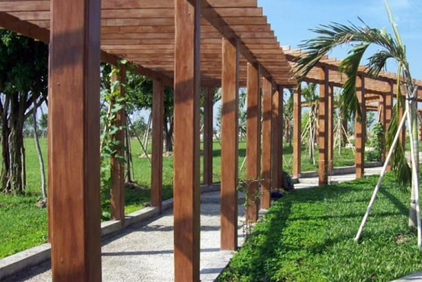 Giàn hoa gỗ ngoài trời Smartwood SCG