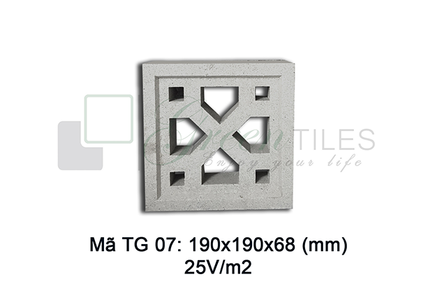 Gạch thông gió Greentiles mẫu TG-07