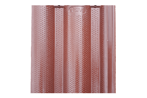 Ngói màu Việt Nhật DB-05 Đỏ bầm