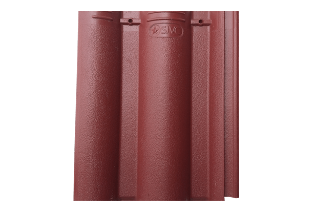 ngói màu Việt Nhật DD-23 Đỏ đô