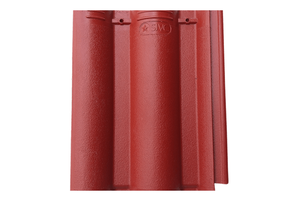 ngói màu Việt Nhật DT-25 Đỏ tươi