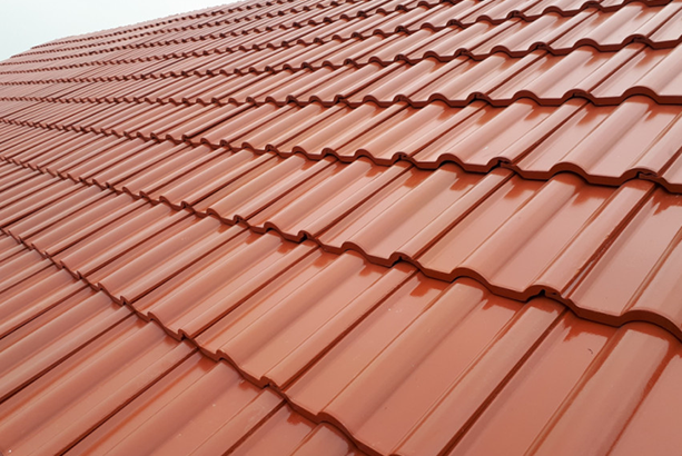 Ngói Prime Hera hai sóng tráng men đỏ 08.06.101