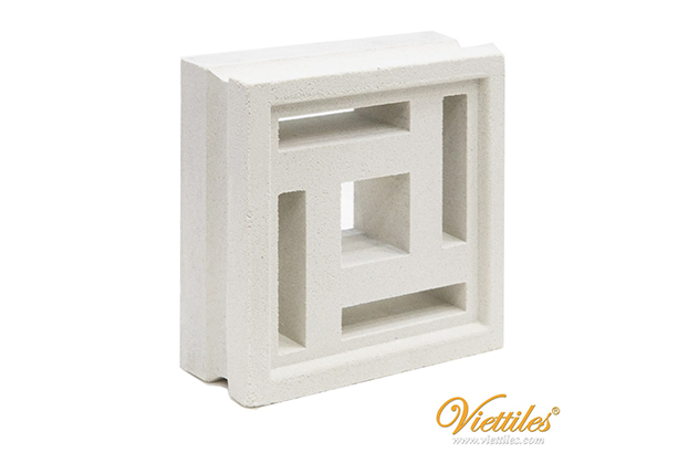 gạch thông gió maze 4 trắng