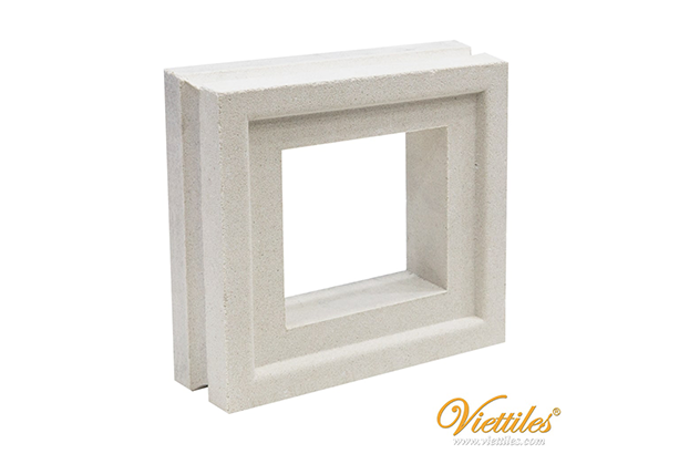 gạch thông gió Space trắng