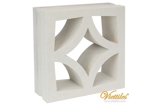 gạch thông gió Stars trắng