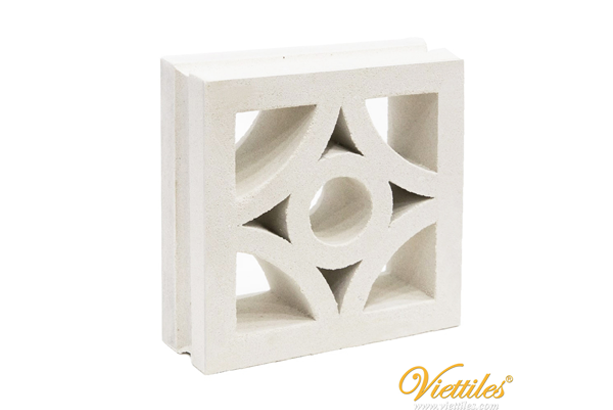 gạch thông gió Taly trắng