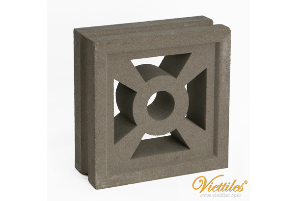 Gạch thông gió VCB-004-1000 Roman xám