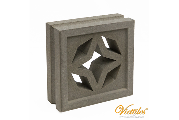 Gạch thông gió VCB-007-1000 Star xám