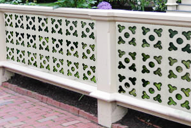 gạch bông gió mỹ thuật