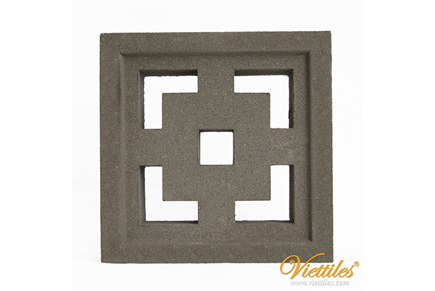 gạch thông gió VCB-006-1000 CUBE xám 