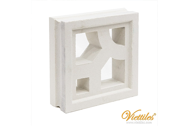 gạch thông gió one Y trắng