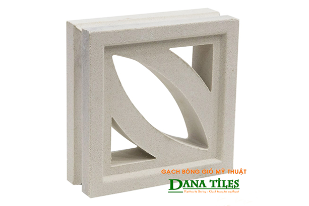 Gạch bông gió Danatiles D-01 trắng