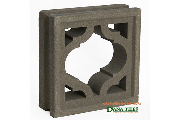 Gạch bông gió Danatiles D-013 đen