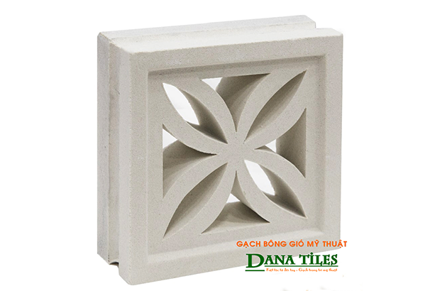 Gạch bông gió Danatiles D-04 đen