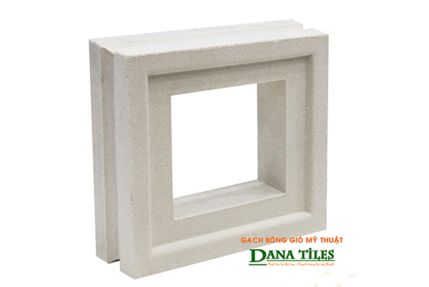 Gạch bông gió Danatiles D-07 trắng