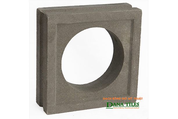 Gạch bông gió Danatiles D-06 đen
