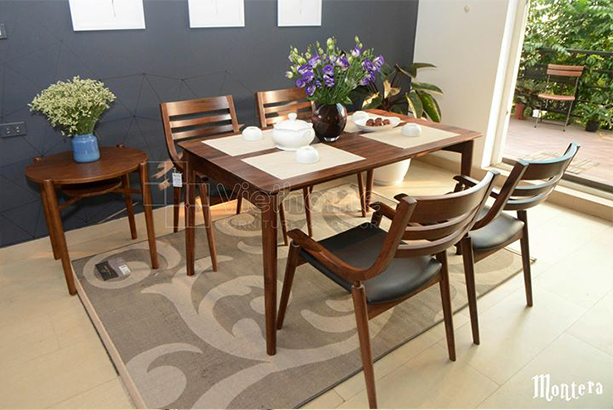 bàn montera (gỗ walnut)