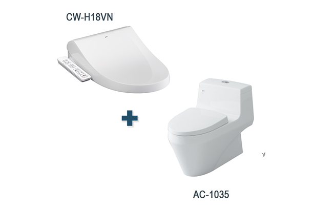 Bồn cầu Inax AC-1035 + CW-H18VN