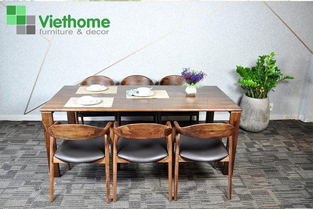 bàn ghế ăn gỗ tự nhiên cao cấp