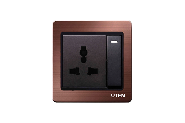 Bộ công tắc 1 chiều và ổ cắm 3 chấu A5GK11Z13/N