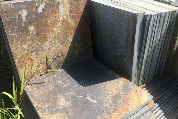 Đá slate đa sắc lát nền 30x30cm