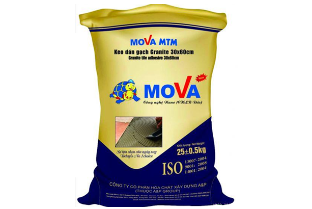 Keo Mova MTM Keo dán gạch đá Granite 30x60cm 25kg