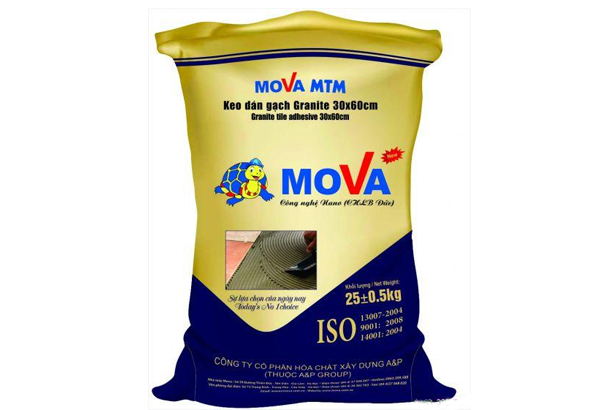 Keo dán gạch & đá ốp lát Mova MTM-W (25kg)