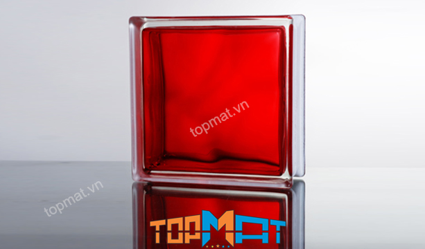 gạch kính đỏ khối 057