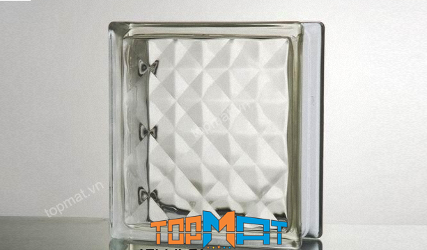 gạch kính họa tiết kim cương