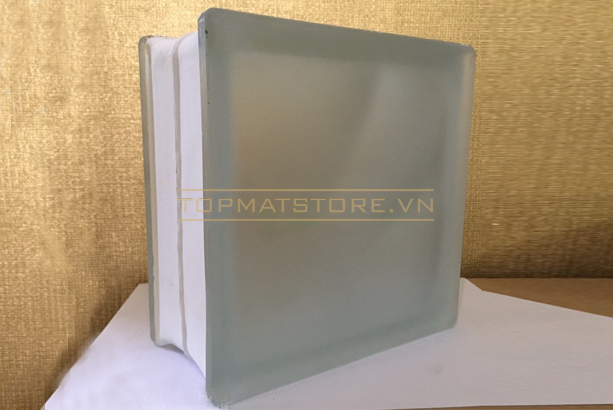 gạch kính trắng mờ 039