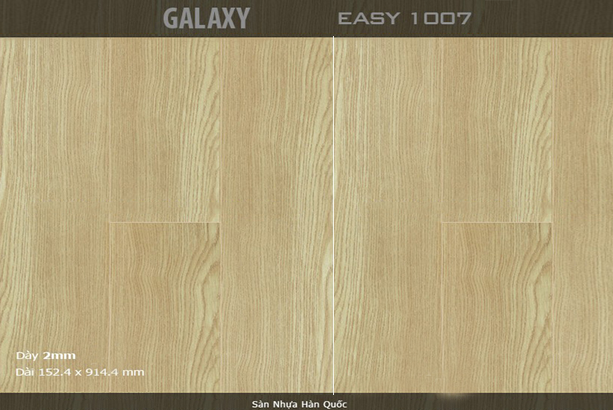 Sàn nhựa vinyl Galaxy vân gỗ EASY1007