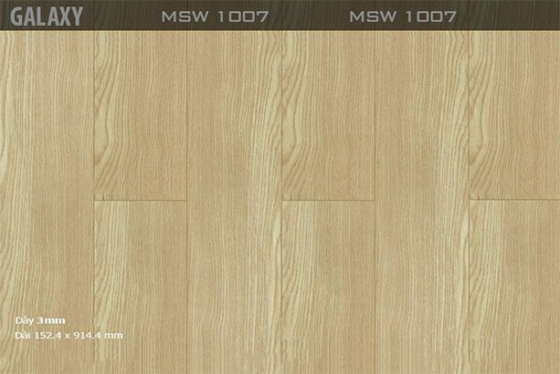 Sàn nhựa vinyl Galaxy vân gỗ MSW 1007
