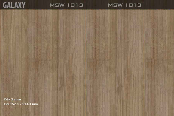 Sàn nhựa vinyl Galaxy vân gỗ MSW 1013