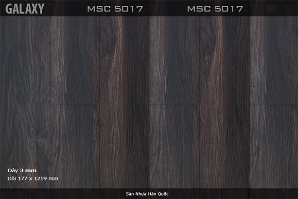 Sàn nhựa vinyl Galaxy vân gỗ MSC 5017