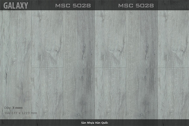 Sàn nhựa vinyl Galaxy vân gỗ MSC 5028