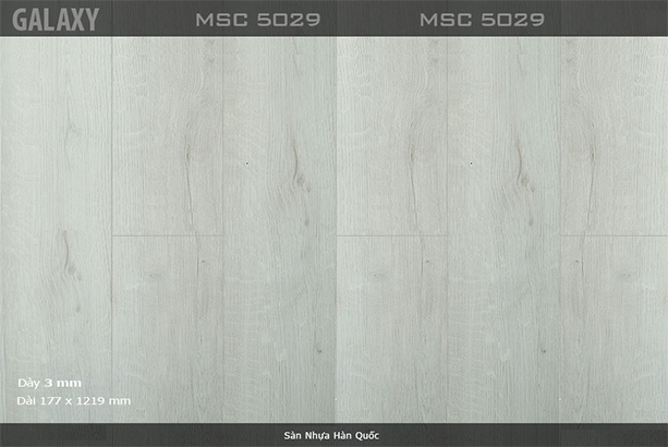 Sàn nhựa vinyl Galaxy vân gỗ MSC 5029
