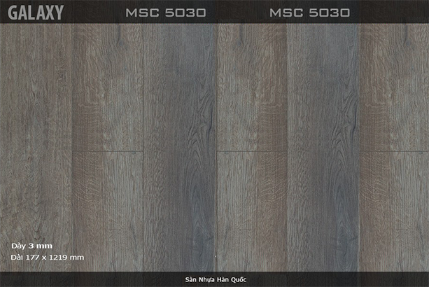 Sàn nhựa vinyl Galaxy vân gỗ MSC 5030