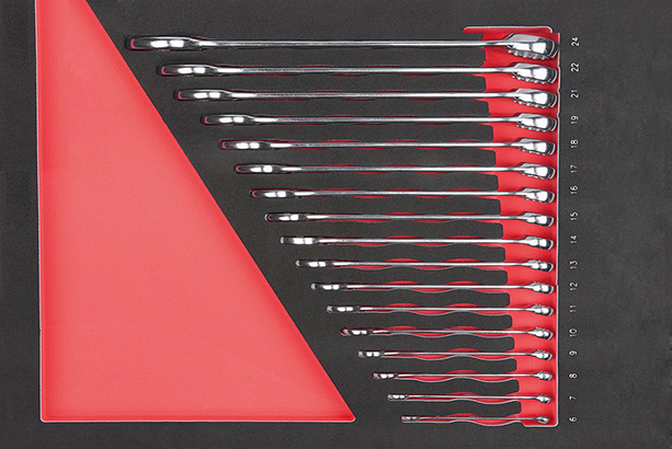 Bộ cờ lê vòng miệng 17 chi tiết Kstools