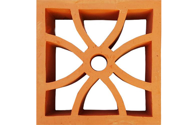 Gạch thông gió đất nung tứ diệp