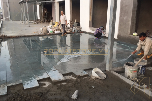 Đá xanh Thanh Hóa mặt mài