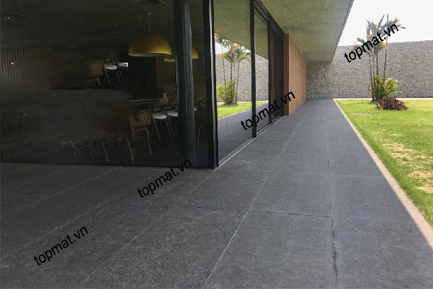 Đá sân vườn bazan đen