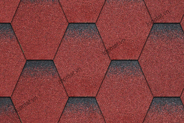 Ngói bitum cana màu đỏ