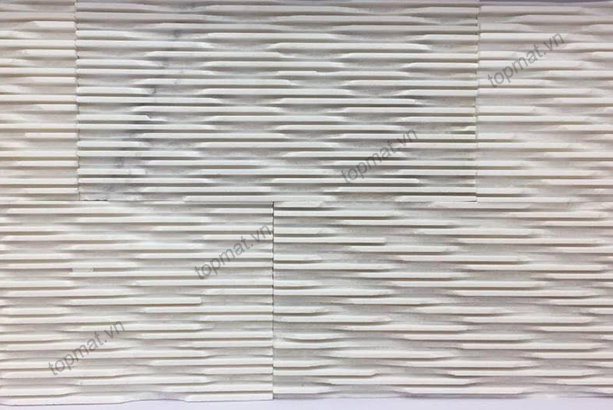 Đá răng lược trắng sữa 10x20