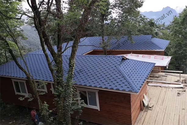 Không gian mat mẻ - ngói bitum