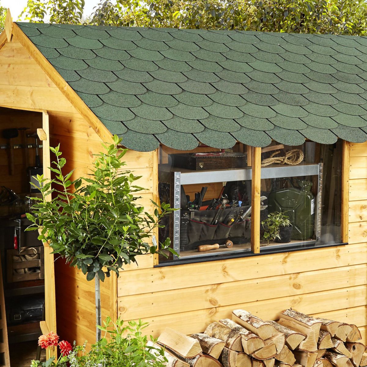 Ứng dụng ngói bitum vảy cá