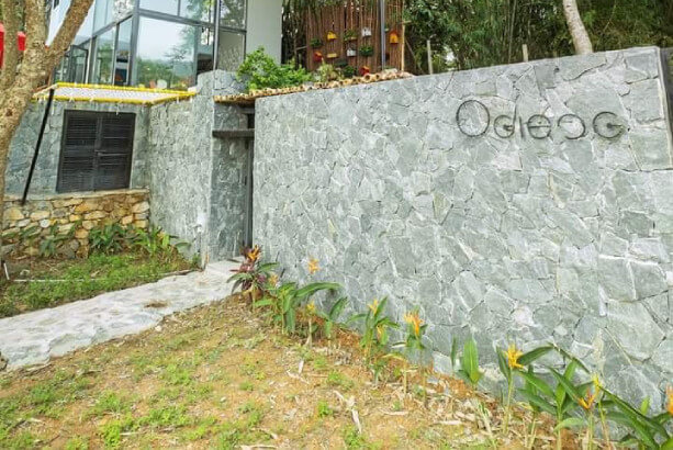 Đá rối đen ốp tường